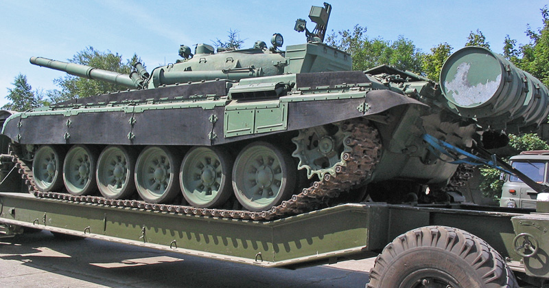 Refurbished T-72 Tanks